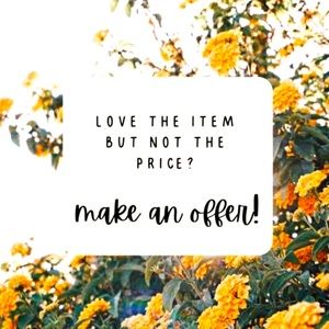 All reasonable offers considered. Happy shopping. Bundle for more savings!!